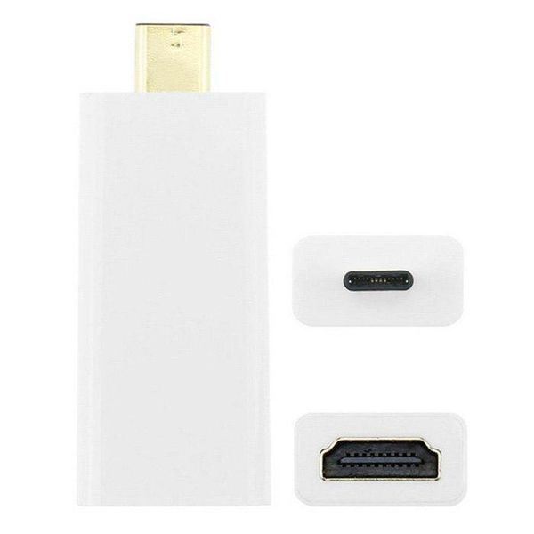 

audio cables & connectors usb-c usb 3.1 type-c to 1080p hdtv adapter connector for 2021 12" macbook google chromebook