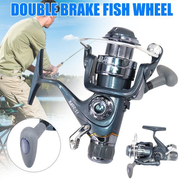 

durable fr series metal spin fishing reel casting double brake carp tools bhd2 baitcasting reels