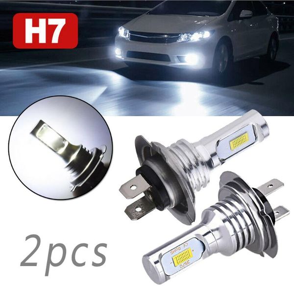 

car headlights set led super bright waterproof white parts replacement 55w