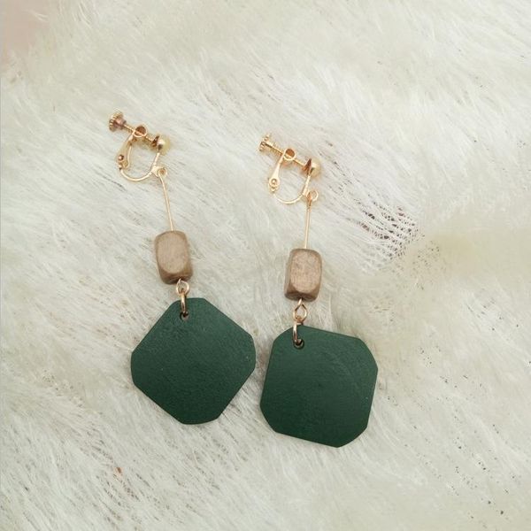 

clip-on & screw back clip earrings without piercing vintage ear clips, Silver