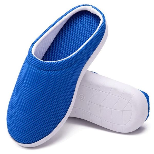 

woman shoes men slippers indoor flip flop keep warm comfortable memory foam solid flat light couple walking, Black