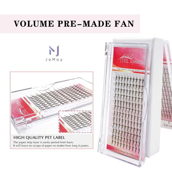 

premade volume fans lash russian professional eyelash extensions c&d curl extension faux mink 3d/4d/5d/6d false eyelashes