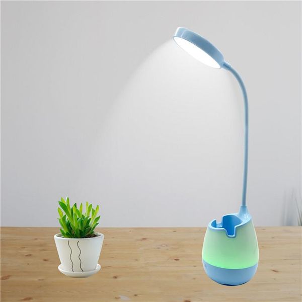 

table lamps touch lamp with colorful pen holder study light eye protection