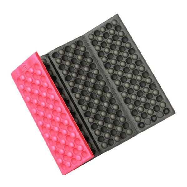 

outdoor pads 5 pcs foldable xpe picnic mat camping honey comb pattern beach pad light weight mattress multi-functional for travel