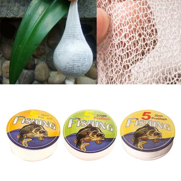 

fishing accessories pva water soluble net narrow carp refill 5m bait bag 25mm / 37mm 44mm