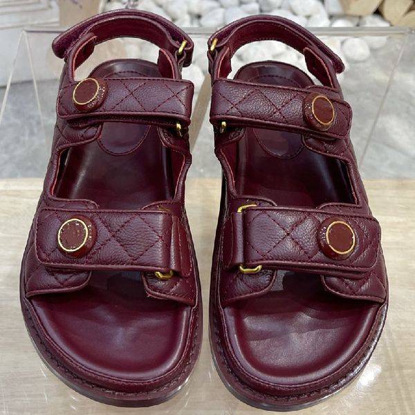 

70% off wholesale flip-flops leather dad sandals summer hook casual women luxury sandalias new mujer fashion woman shoes flat, Black