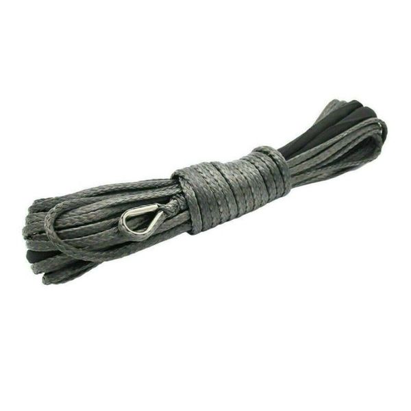 

motorcycles winch rope synthetic tow cord utv 15m*4.8mm atv cable parts
