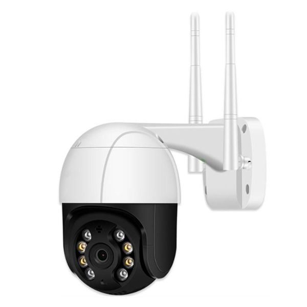 

wireless camera, wifi network waterproof surveillance camera dome for outdoor home - 1080p eu plug webcams