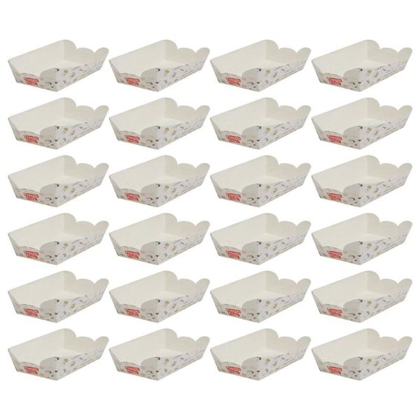 

gift wrap 100pcs disposable snack packing boxes paper chips