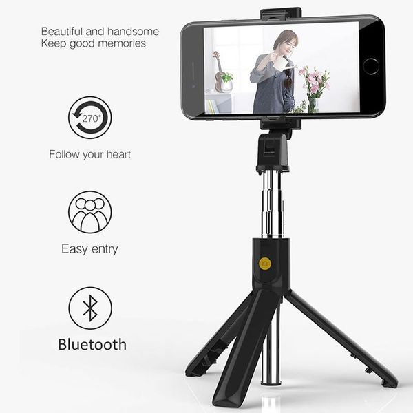 

style l01s bluetooth selfie stick universal po shoot useful product mini wireless with remote control tripod live holder monopods
