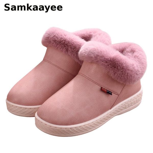 

size 36-45 women slippers winter couples home shoes female cotton slip on indoor flats non-slip waterproof mujer footwear y30, Black