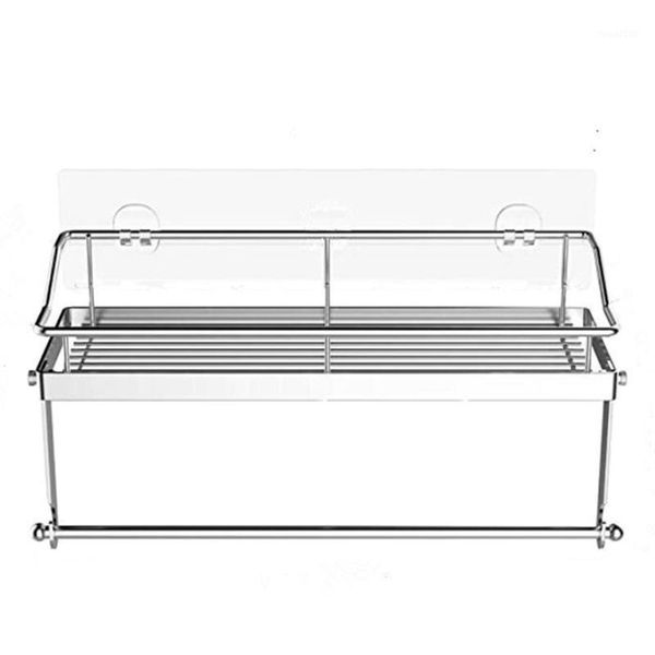 

bathroom shelves shelf stainless steel shower paper tower stand holder cosmetic organizer shampoo rack kitchen accessories1