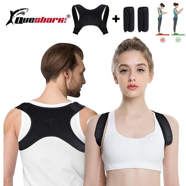 

kids back correction belt posture support adjustable strap children's, Black;blue