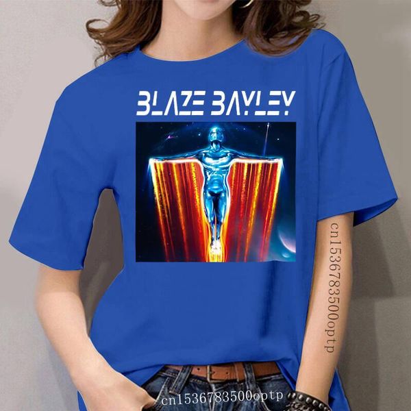 

women's t-shirt blaze bayley - slevee s-3xl 2021 tour shirt rare black short, White