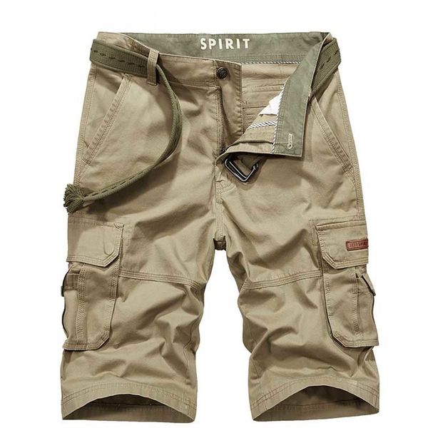 

men's shorts fashion summer cargo cotton men casual boardshort loose baggy beach short pants 3/4 length male clothes plus size p76, White;black
