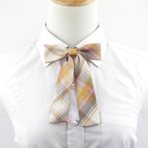 

neck ties chic college striped ladies cute bowtie women school girl student uniform formal suit accessories cravat butterfly knot, Blue;purple