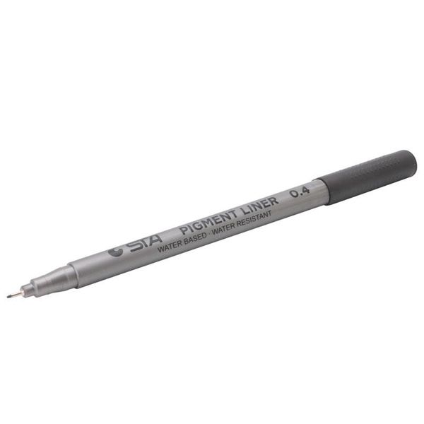 

gel pens 1x black fine line pen waterproof writing marker sketching art 0.2mm u4ld