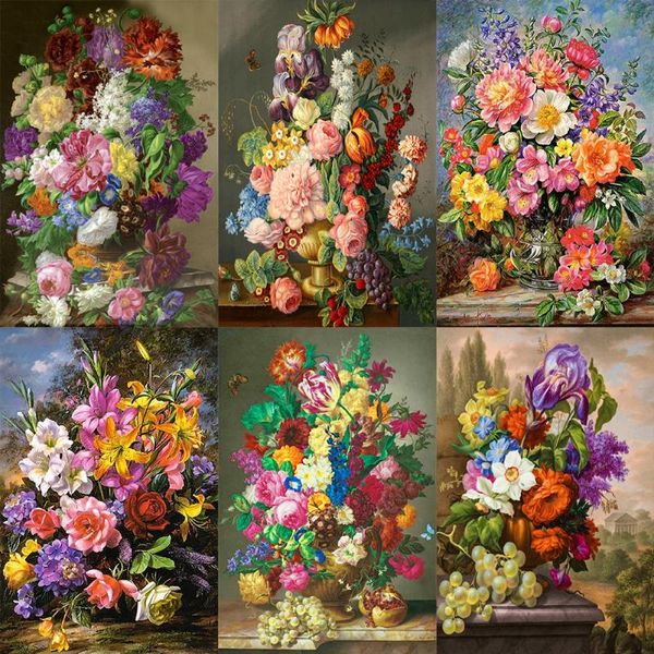 

diamond painting full round drill diyÂ craftÂ cross embroidery 5d diy flower cross stitch eco-friendly mosaic