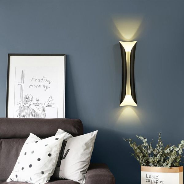 

wall lamp nordic creative luxury living room background modern simple small waist bedside bedroom el aisle light