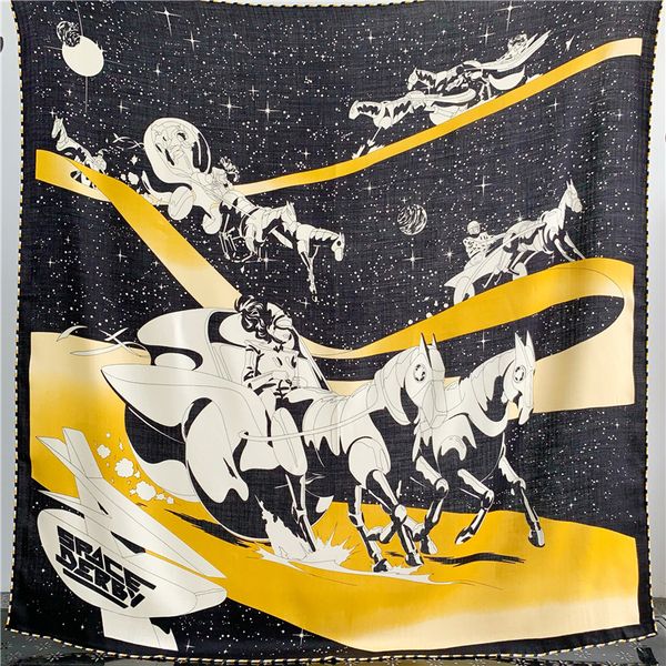 

New Arrival! BLACK GOLDEN Silk Cashmere Scarf Pashmina 140 Hand Rolled Cashmere Silk Scarfs Shawls 140