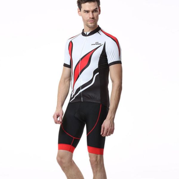 

racing sets amur leopard summer bike riding clothing set cool cycling jersey short sleeve sportwear polyester, Black;blue