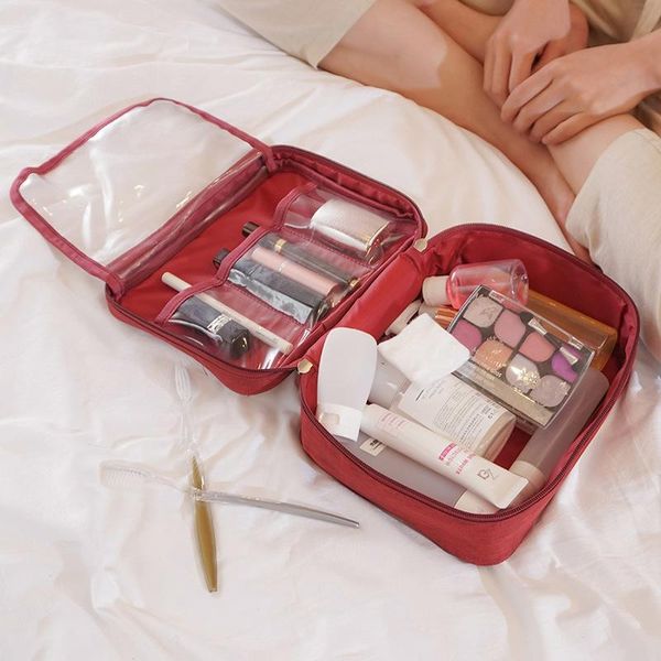 

storage bags cosmetic bag travel toiletry for women and men on business trips toiletries