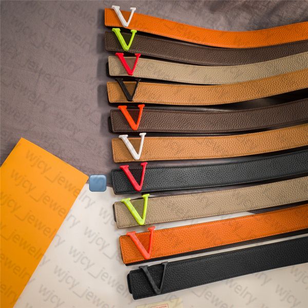 

Fashion Belt Width 3.8cm Casual Leather 5 color Buckle Belts Free Collocation for Men Woman Top Quality, Brown