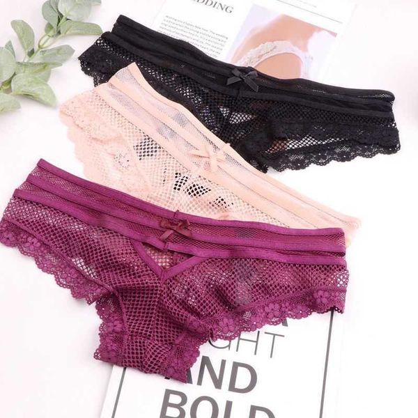 

g strings underwear lace cross bandage silk cut-out women's briefs tide fishing net fashion youth beautiful girl, Black;white
