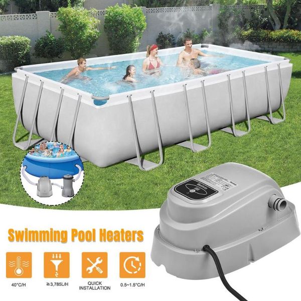 

pool & accessories eu 220v heater 2800w bath tub water thermostat swimming 1520 /17000 liter electric