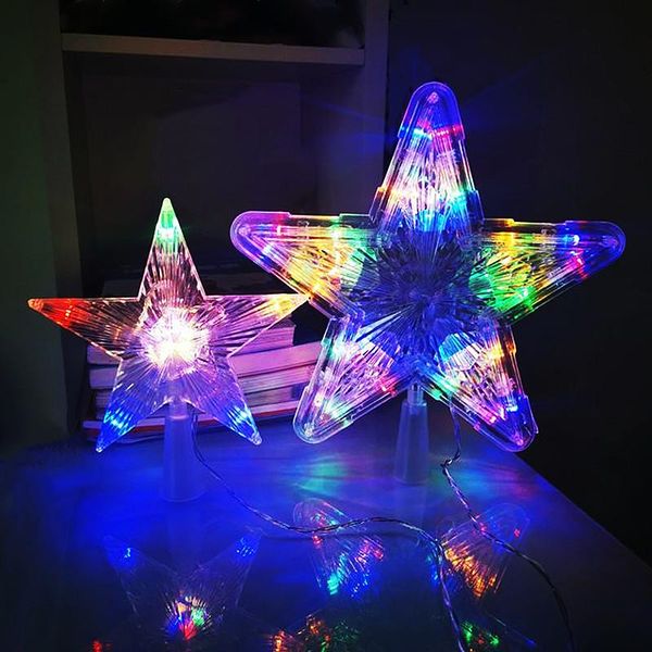 

christmas decorations battery-operated garland star lamp on the tree decoration for home year 2022 noel natal