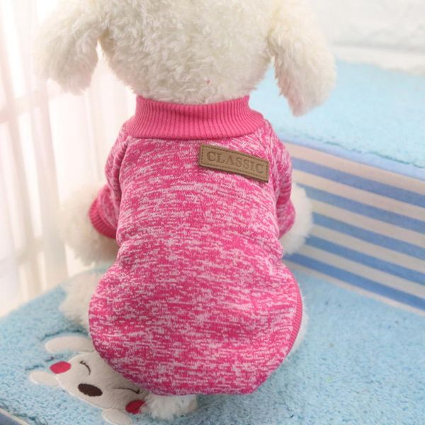 

dog apparel pet clothes 8 color puppy classic sweater fleece warm winter cute costume