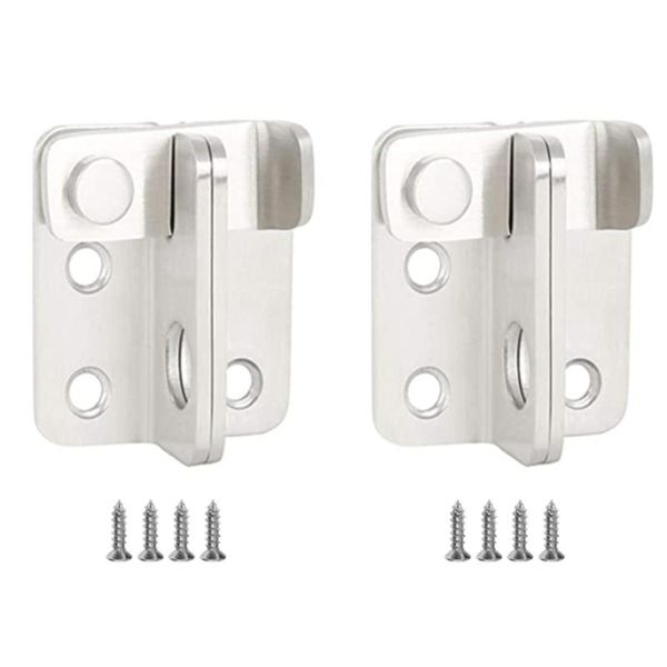

other door hardware 2 sets sliding lock stainless steel bar safety
