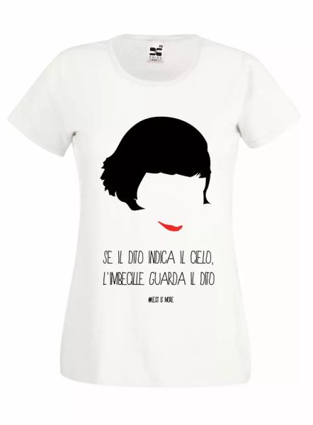 

grid the fabulous world of amÃ©lie inspired t-shirt womens 100% cotton, White;black