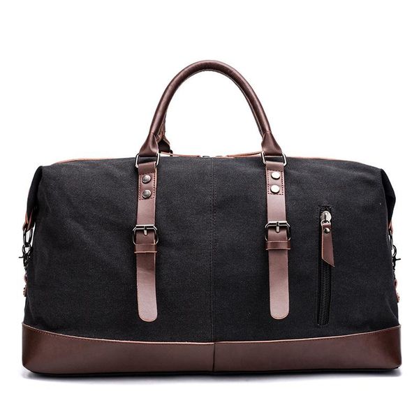 

duffel bags men travel bag canvas carry on hand luggage leather duffle weekend tote malas de viagem 2021