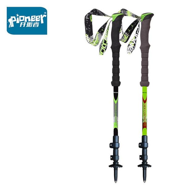 

trekking poles pioneer carbon fiber lightweight pole with external lock 3 sections foldable portable outdoor hiking sticks