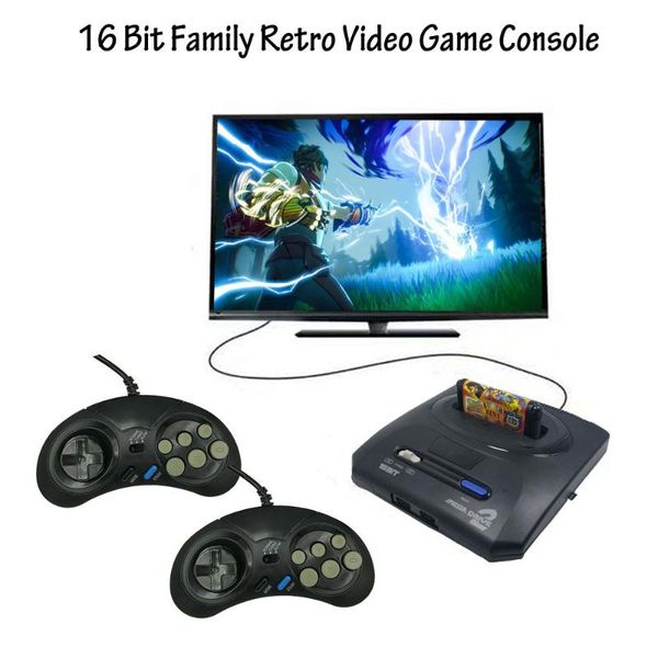 

portable game players 16 bit video console with us and japan mode switch av-out for original handles export russia 300 500 600