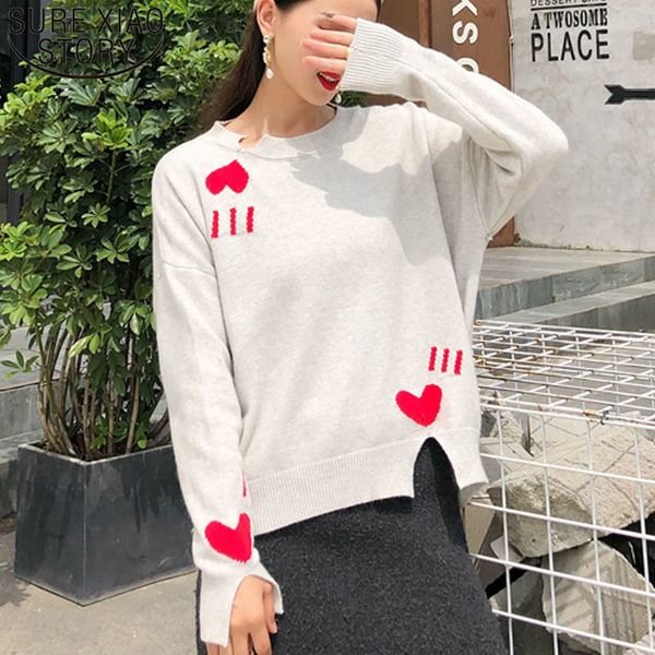 

winter/autumn loose casual computer knitted full embroidery women sweaters and pullovers 5199 50 210415, White;black