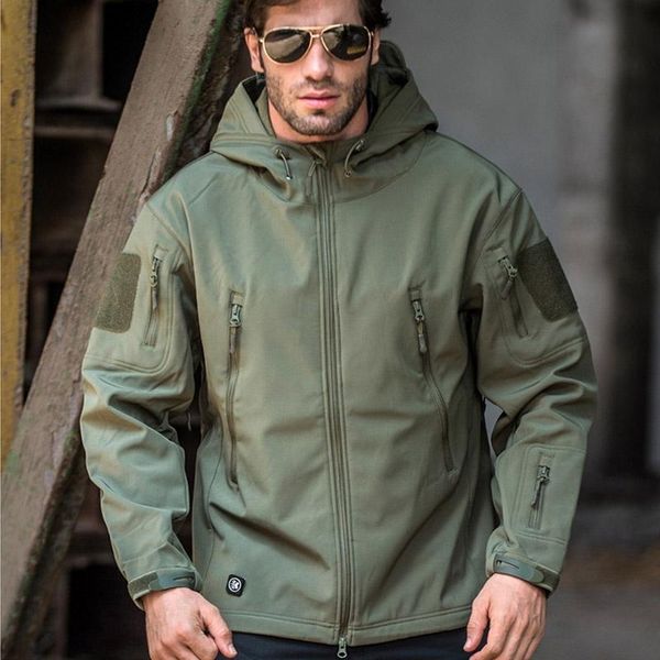 

men's jackets camouflage coat fashion waterproof, Black;brown