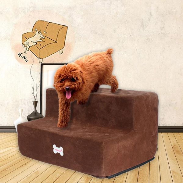 

kennels & pens # high-density sponge pet stair washable zipper microfiber cover non-slip bottom for small dogs old dog cats cushion mat