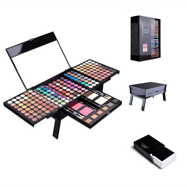

eyebrow tools & stencils 194 colors eyeshadow palette case makeup set shimmer matte blush powder bronzer korean cosmetics maquillaje tslm1