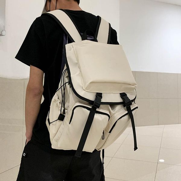 

backpack 2021 men's schoolbag campus student fashion large-capacity korean
