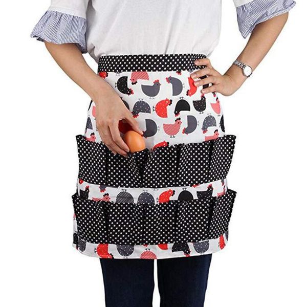 

aprons sleeveless apron waterproof patchwork with 12 deep pockets kitchen suit