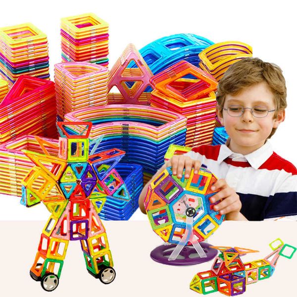 Mini Tamanho Magnetic Designer Conjunto de Construção Modelo Building Brinquedo Ímãs Bloqueios Magnéticos Brinquedos Educativos para Crianças q0723