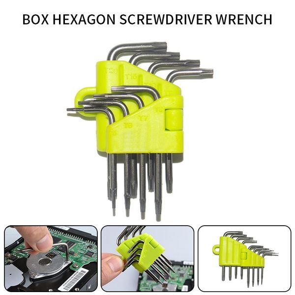

hand tools portable torx key star wrench screwdriver kit t5 t6 t7 t8 t9 t10 t15 t20 for macbook/xbox one/ps4/hdd repair