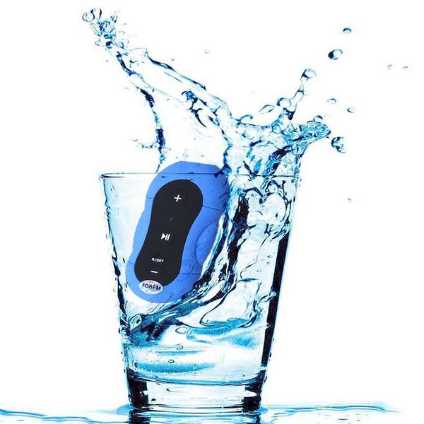 

genuine ipx8 waterproof music player underwater sports mp3 4gb/8g/16g fm radio swimming diving & mp4 players