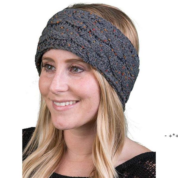 22 tricotada cabelo crochet faixa de faixa de malha inverno cabeça envoltório estilo headwrap orelha aquecedor headwear acessórios de cabelo zzd11043