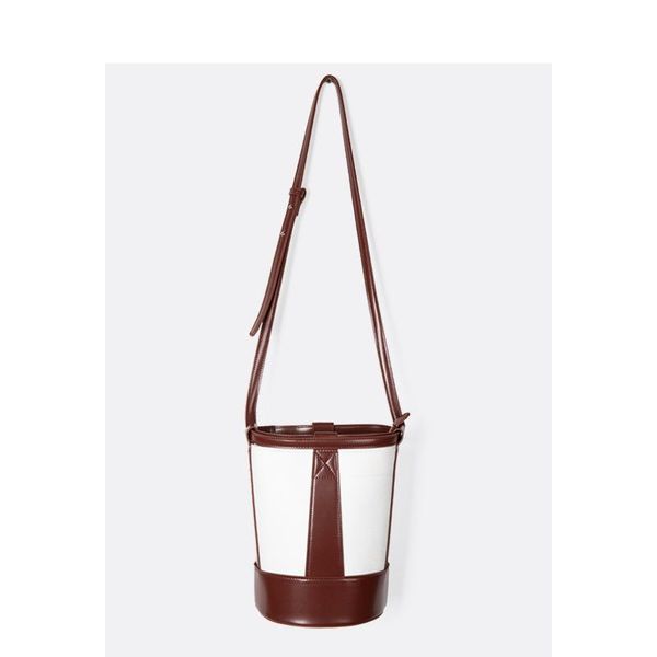 

custom women's bag 2021 shoulder handbag creative stitching cylinder bucket bags