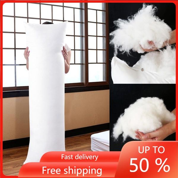 

pillow dakimakura anime body core hugging long pillows for sleeping bed white home decorative cushion filling 150x50cm