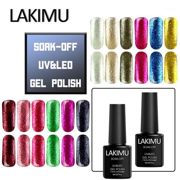 

permanente nail glitter purple color gel glossy platinum foil manicure for nails uv polish1, Red;pink