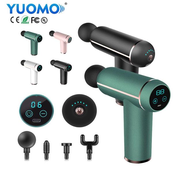 

massage gun 2021 mini deep tissue percussion relief portable back body relaxation massager 32 speeds